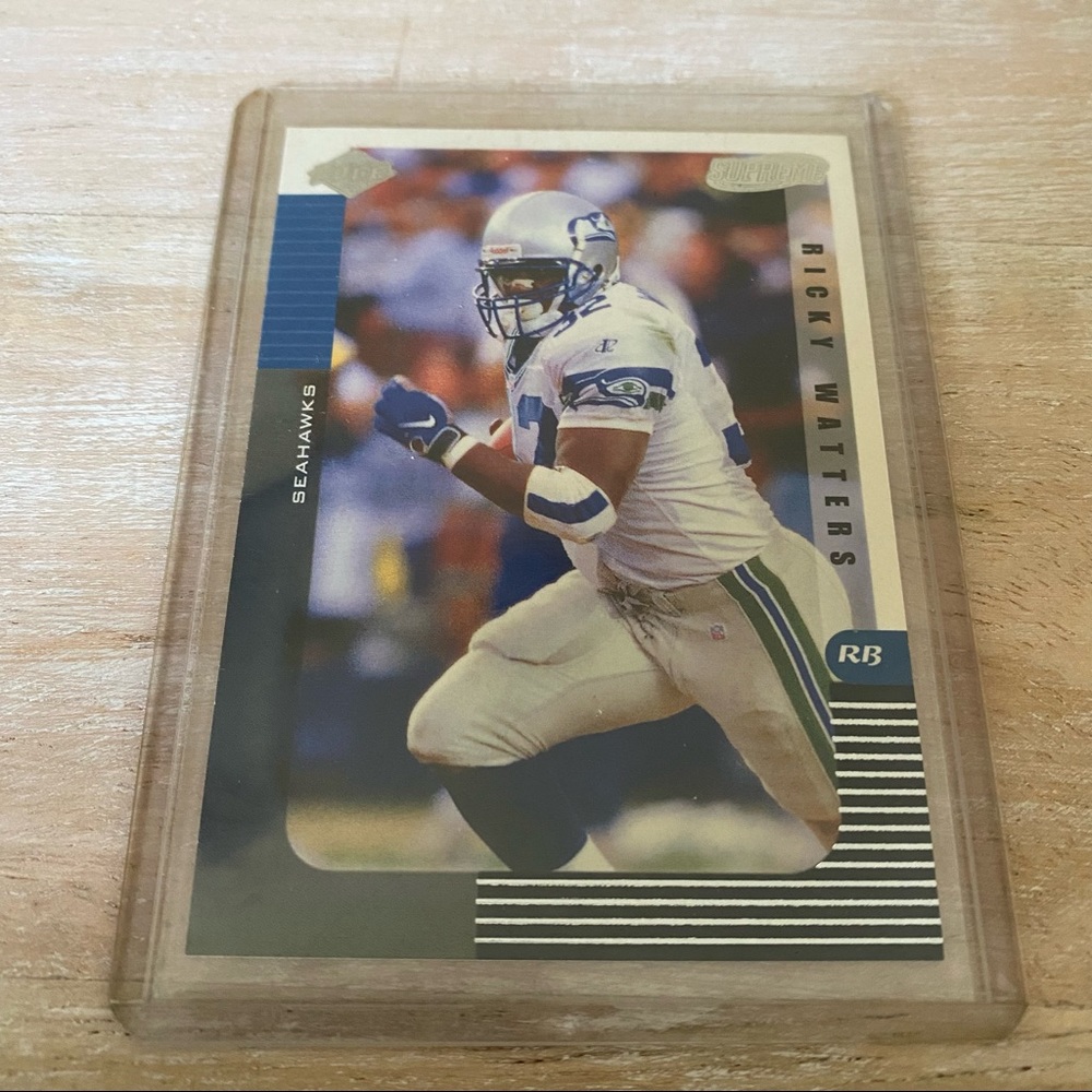 Ricky Watters Seahawks RB 1999 Card